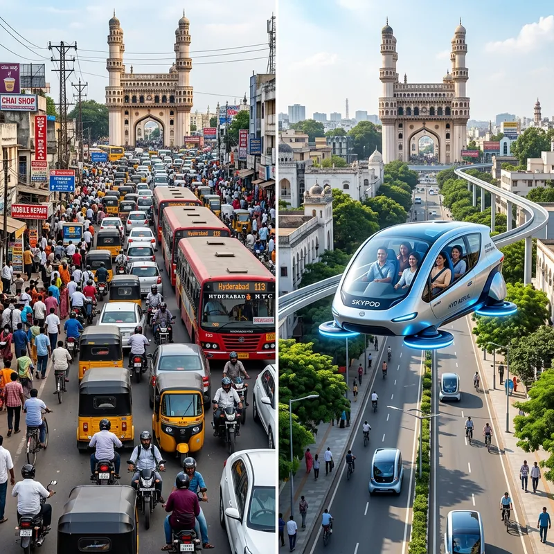 Innovative Hover Vehicle to Solve Hyderabad Traffic Issues