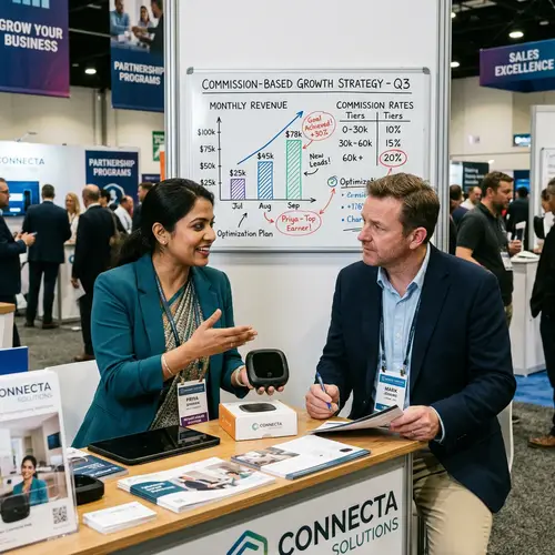 Commission-Based Marketing: Engaging Sales Negotiation Scene