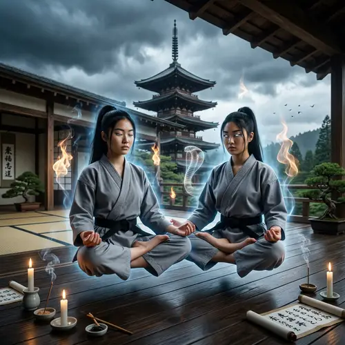 Devilish Meditation: Levitating American-Korean Women in Martial Arts Attire