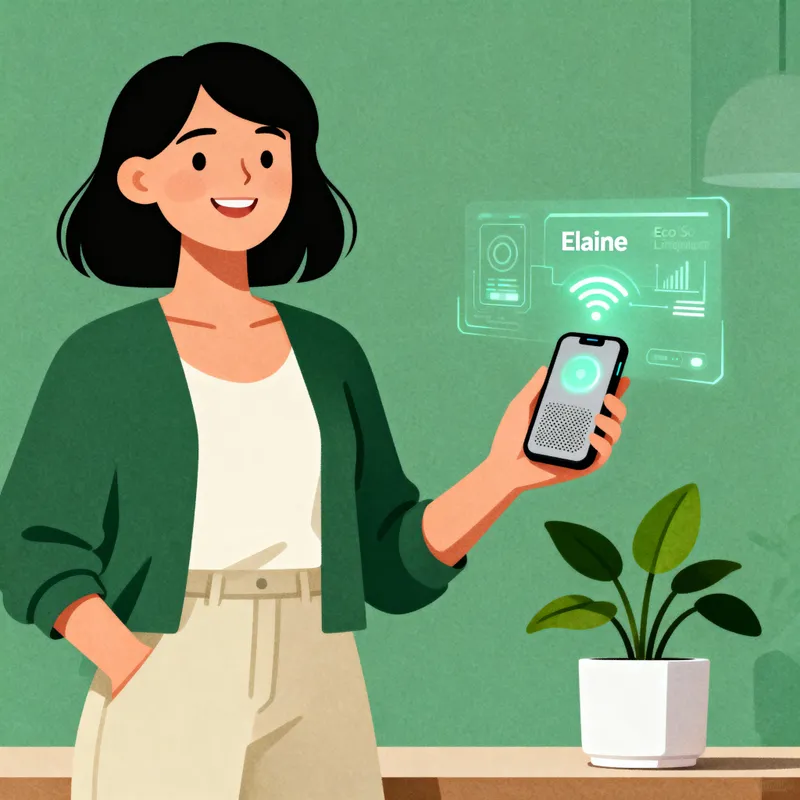 Elaine Eco Smarthome Living Avatar