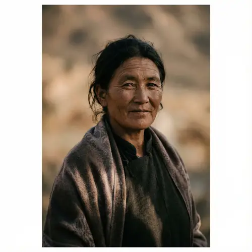 Mysterious Woman: Timeless Elegance & Intriguing Aura