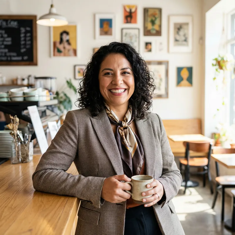 Attractive Latina Woman: Grace, Style & Confidence