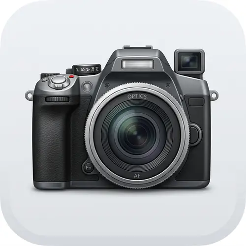 Camera Icon for Photography Function | Real Camera Design