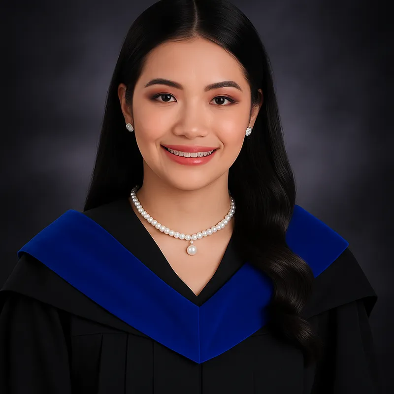 Royal Blue Hooded Toga Outfit