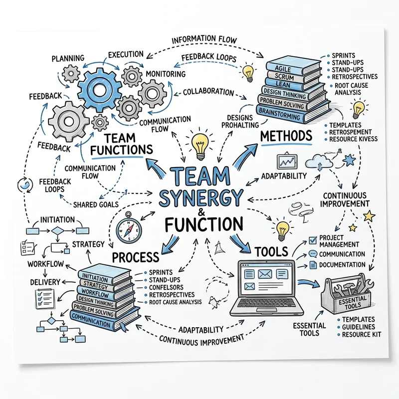 Team Function Mind Map: Processes & Tools
