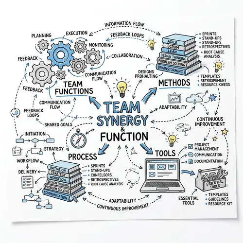 Team Function Mind Map: Processes & Tools