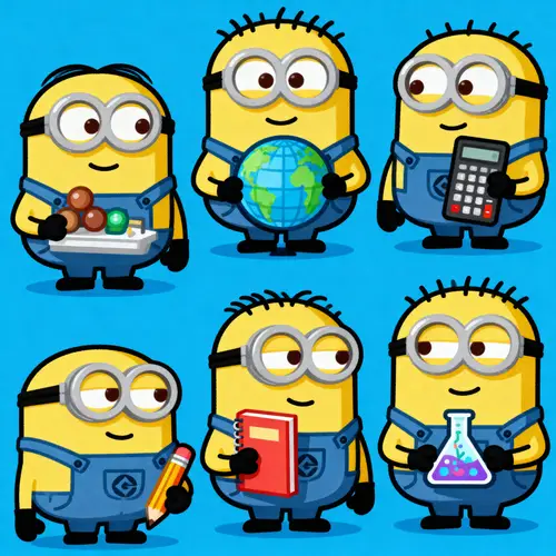 Fun Minion-Like Cartoon Characters Collection