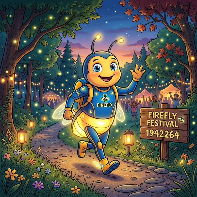 Firefly Mascot - Capture the Magic