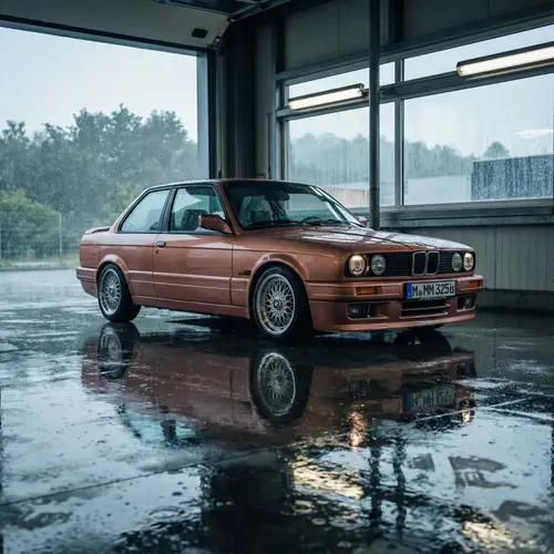 BMW 325is: Performance on a Wet Floor