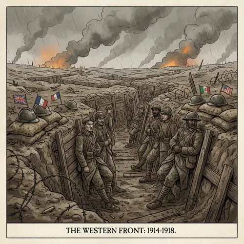 Trench Warfare Paths of World War I