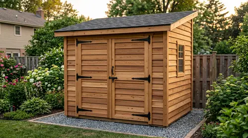 Stunning DIY Wooden Storage Shed in 4K