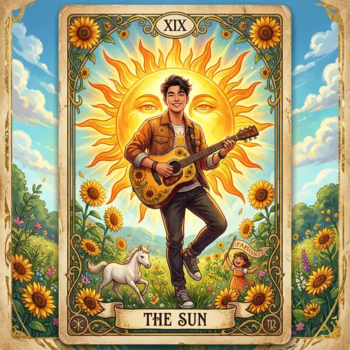 The Sun Tarot Card with Jungkook | Positive & Vibrant Energy