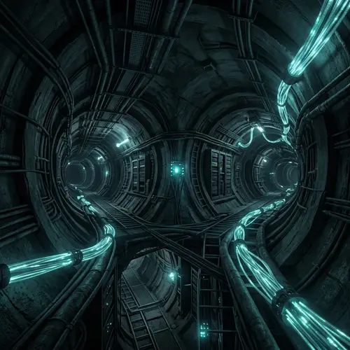 Dark Web Labyrinth: Endless Network of Ominous Tunnels