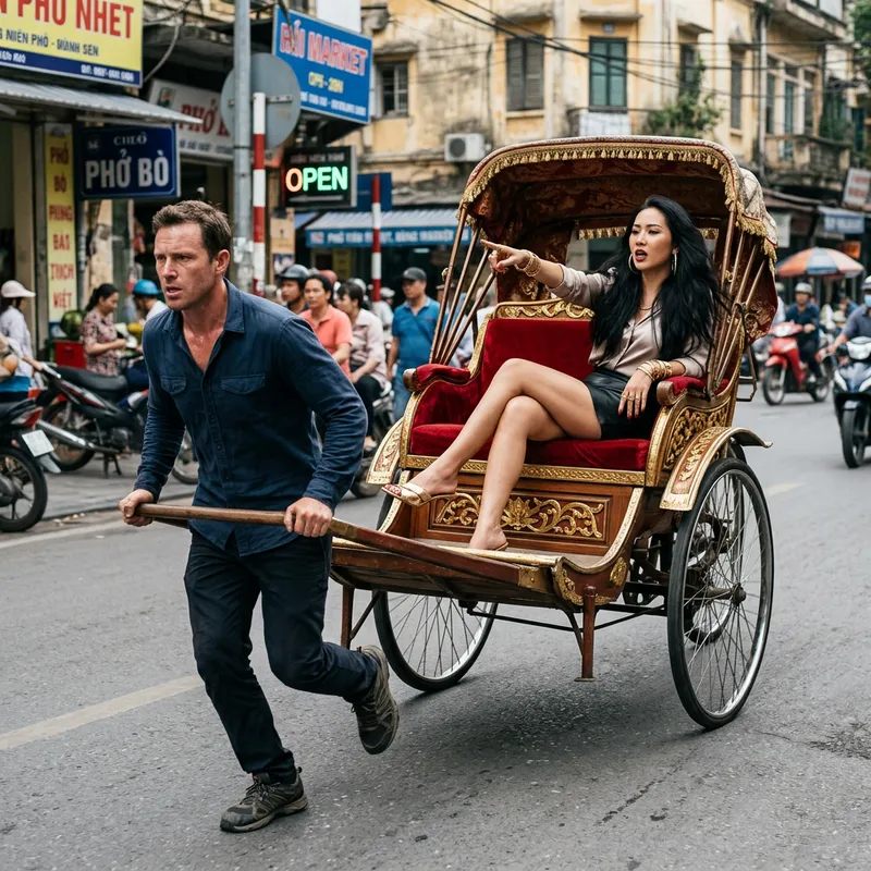 Luxury and Labor: A Unique Contrast in Motion