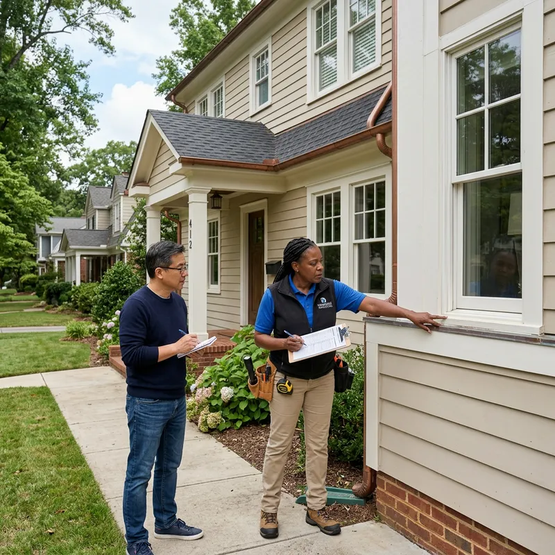 Property Inspection Scene: Detailed Professional Home Inspection