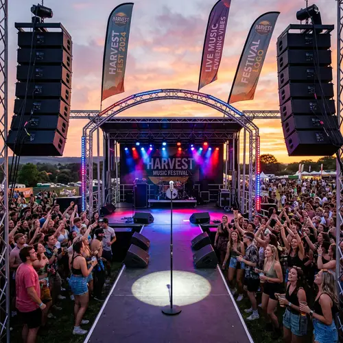 Outdoor Event Speakers: Live Setup & Entertainment