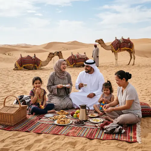 Desert Picnic: A Middle-Eastern Family Adventure