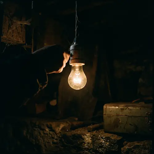 Warm Bright Light Igniting in Darkness | Mysterious Glow