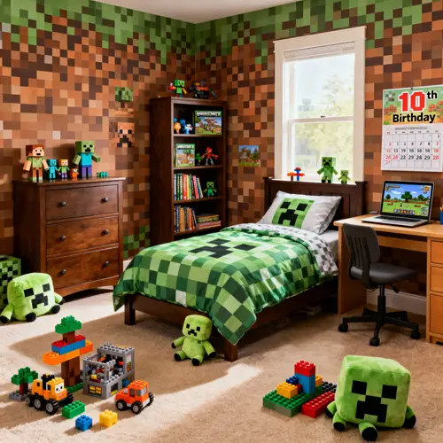 Minecraft 10 Year Old Room Ideas and Inspiration