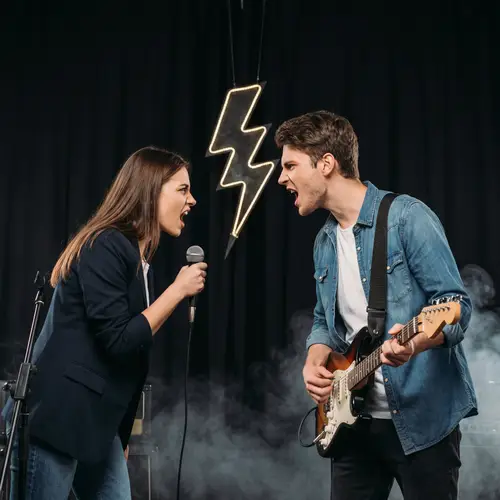 European Musicians Confrontation: Female Singer vs Male Guitarist