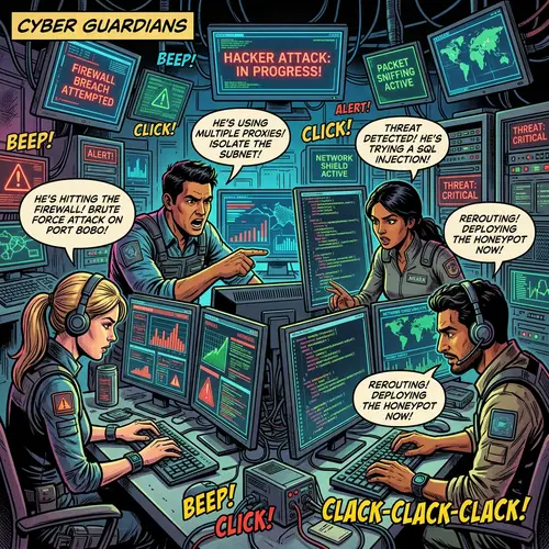 Expert Security Team Preventing Hacker Attacks