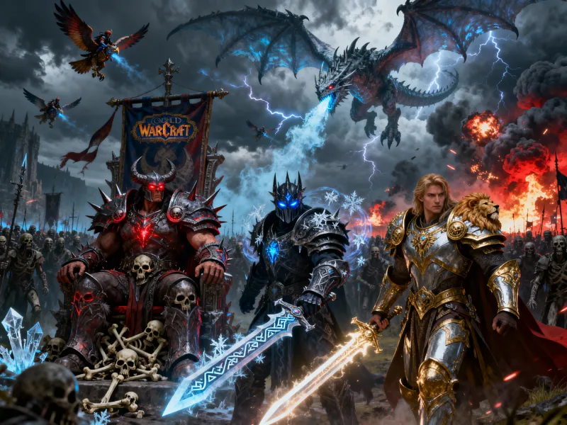 Epic Fantasy Battle Wallpaper in 4K Resolution