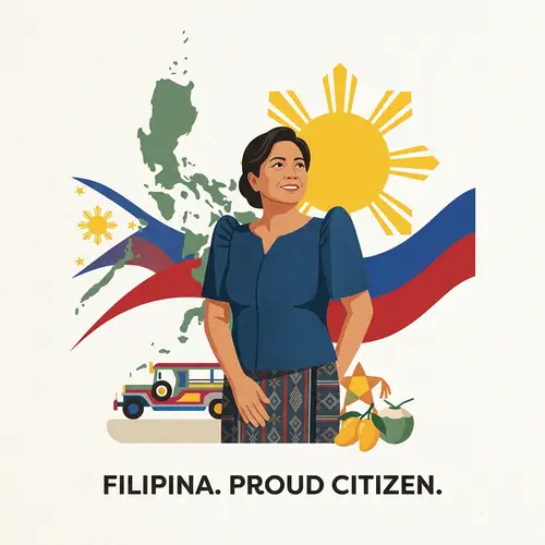 Proud Citizen of the Philippines | Minimalist Design