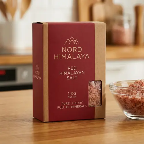 Nord Himalaya Red Salt - 1kg Luxury Mineral Pack