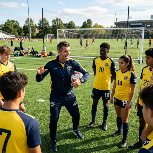 Charismatic Soccer Coach Leading Team Practice | Luis Enrique