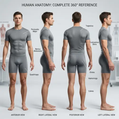 High-Quality 360-Degree Human Body Image | Arlopa