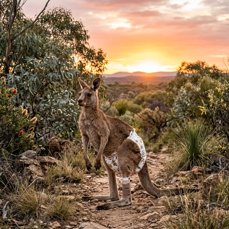 Kangaroo with Disability Empowering Nature Kangaroo with Disability Empowering Nature