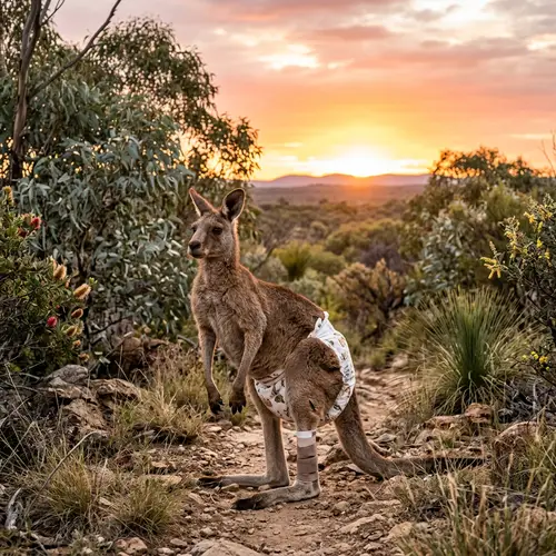Kangaroo with Disability Empowering Nature