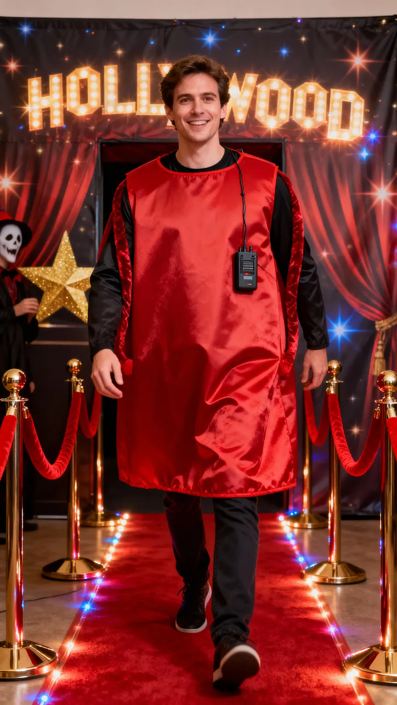 Portable Red Carpet Costume for Halloween Fun