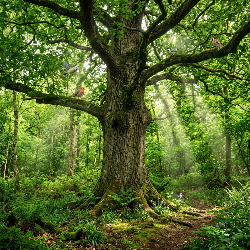 Majestic Tree - Stunning Nature Image in Verdant Forest