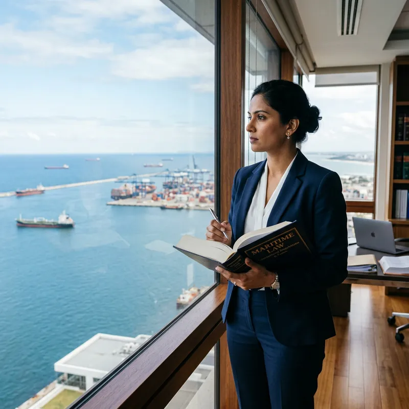 Maritime Lawyer Cartoon: Legal Matters Expert