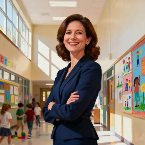 Charming Portrait of a School Vice Principal