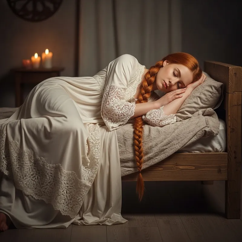 Sleeping Character Pose Art