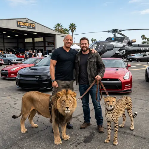 With Vin Diesel: Lions, Cheetahs & Cool Cars