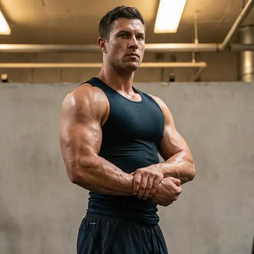 Muscular Man - Impressive Strength Displayed