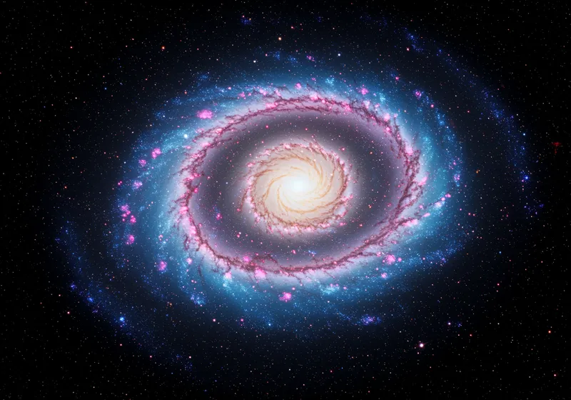 Galaxy Math Notebook Cover Design