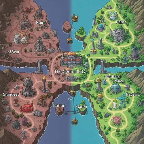 Explore the Twin Remnant Pokémon Map