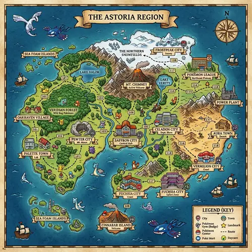 Explore the Twin Remnant Pokémon Map