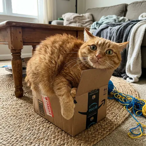 Humorous Cat Moments: Playful & Surprised Feline Antics