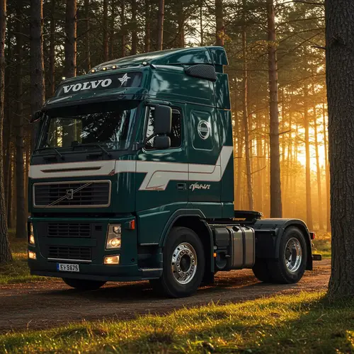 Volvo Truck in Nature | Power Meets Serenity