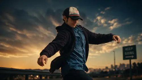 Fashion Editorial Style: Angelic Dance in Cinema 70mm