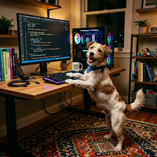 Dog Programming in Python | Coding Dance with Computer