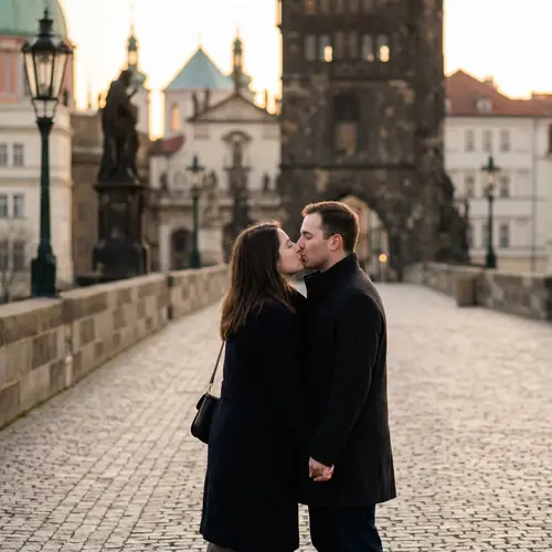 Romantic Couple Kissing Moments