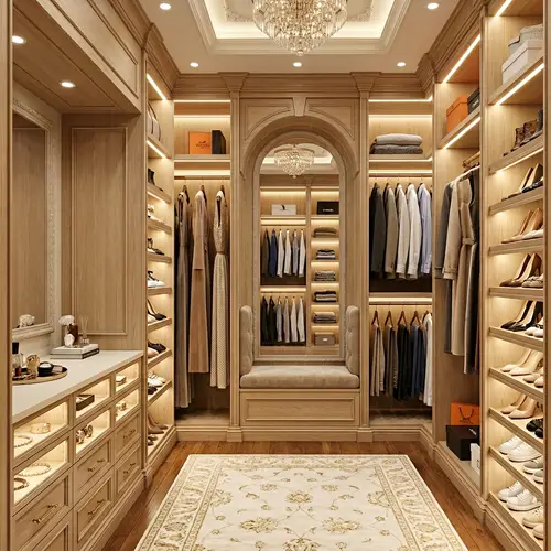Elegant Luxury Dressing Room Closet Design