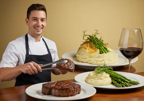 Delicious Steak Cooking Video Thumbnail