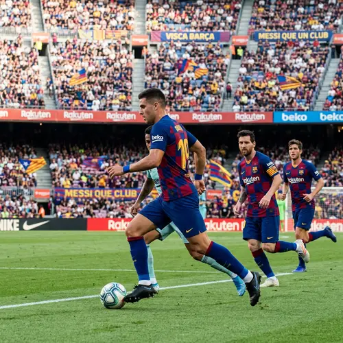 Playing Football with Barcelona FC